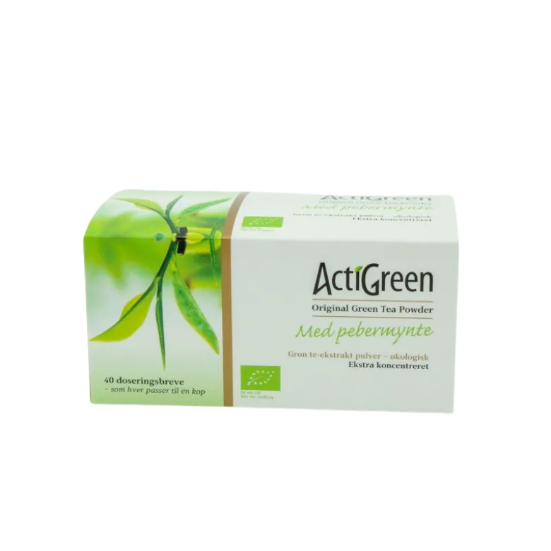 ActiGreen Grøn Te m. Pebermynte Ø (40 br)