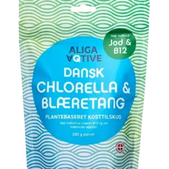 Aliga Aqtive Chlorella & Blæretang Pulver (200 g)