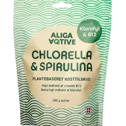 Aliga Aqtive Chlorella & Spirulina Pulver (200 g)
