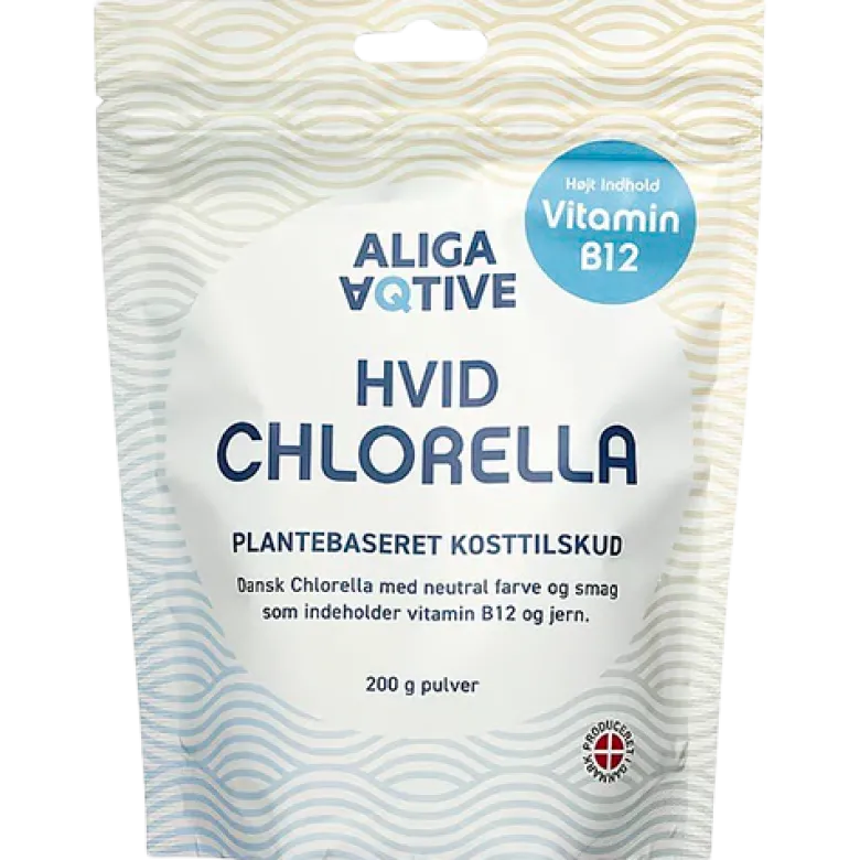 Aliga Aqtive Hvid chlorella Pulver (200 g)