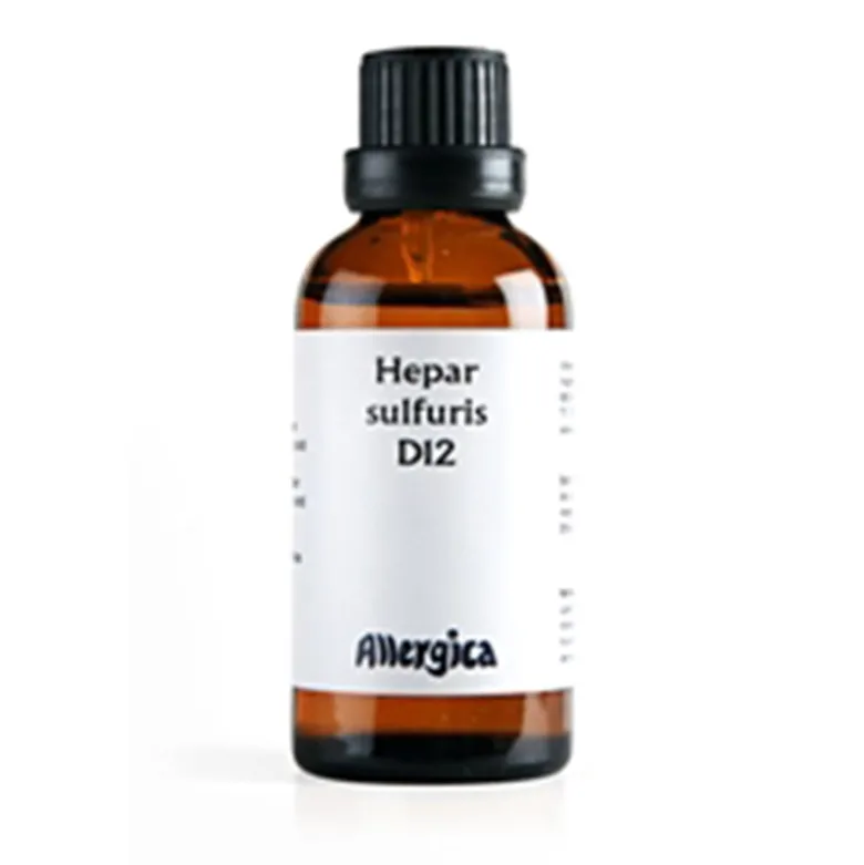 Allergica Hepar Sulf D12, 50 ml.