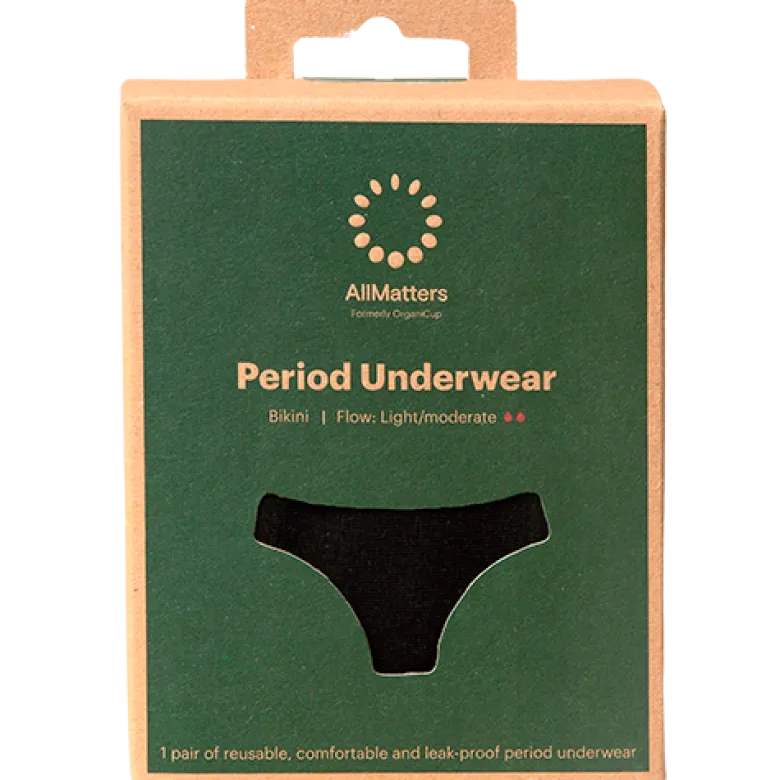 AllMatters Period Underwear Bikini Light/moderate Size M (1 stk)