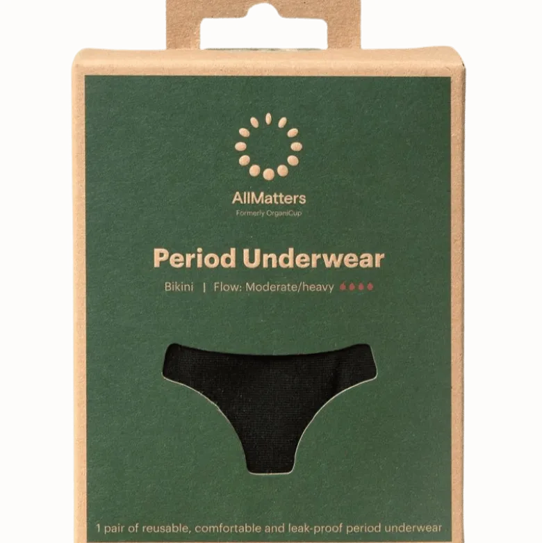 AllMatters Period Underwear Bikini Moderate/Heavy Size XXS (1 stk)
