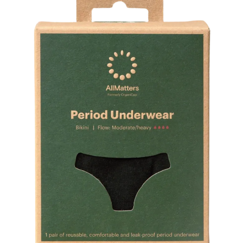 AllMatters Period Underwear Bikini Moderate/Heavy Size XS (1 stk)