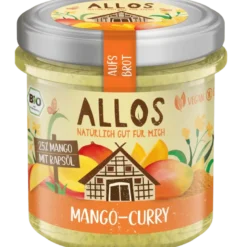 Allos Smørepålæg Auf´s Brot Mango-Karry Ø (140 g)