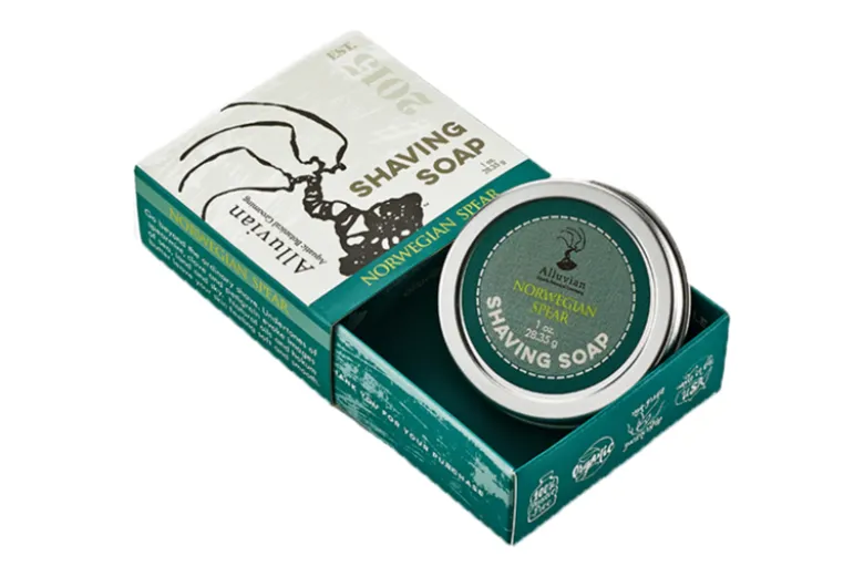 Alluvian Norwegian Spear Shave Soap Travel Size (30 ml)