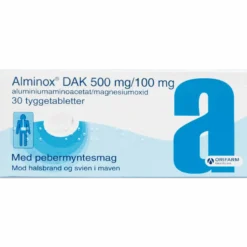 Alminox DAK Tyggetabletter (30 stk)