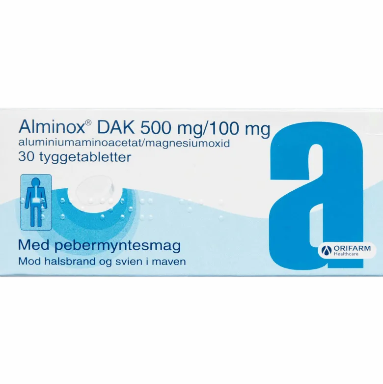 Alminox DAK Tyggetabletter (30 stk)