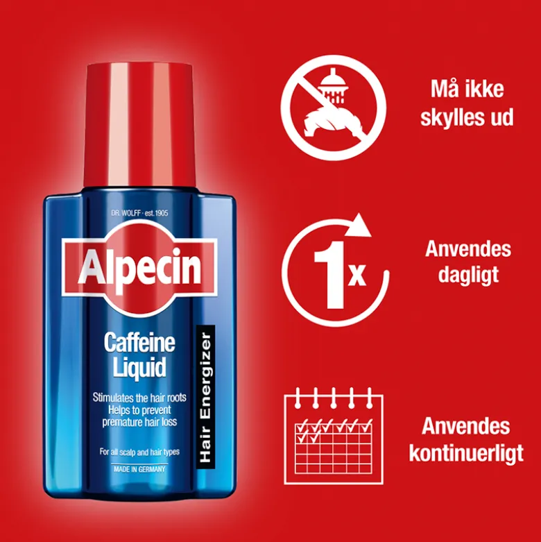Alpecin Koffein Liquid 200 ml (Mod Hårtab)