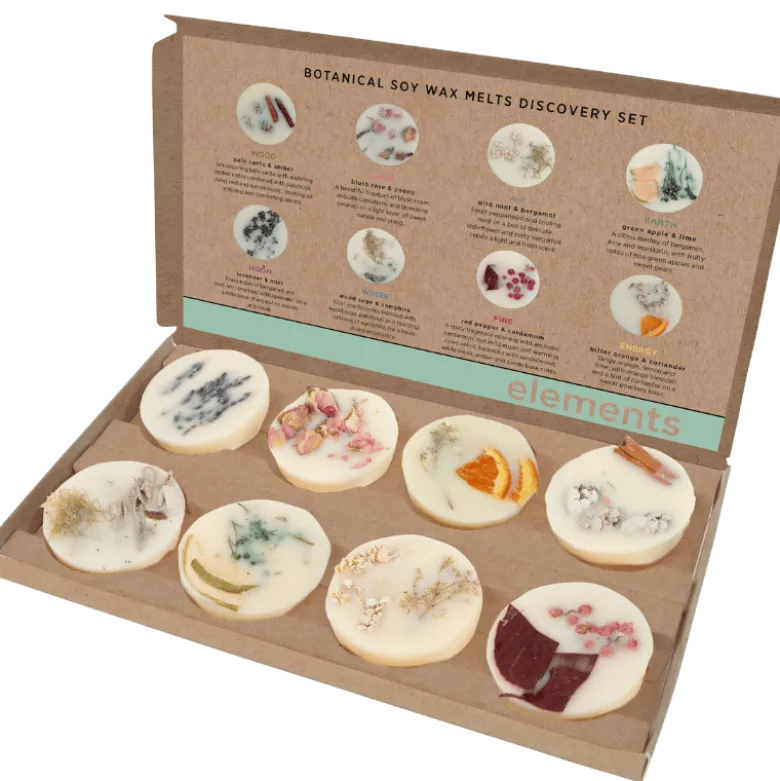 Ambience Stoneglow Vegansk Soja Duftvoks Discovery Set (8 stk)