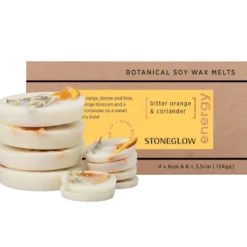 Ambience Stoneglow Vegansk Soja Duftvoks Appelsin & Koriander (10 stk)