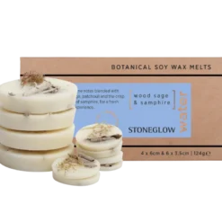 Ambience Stoneglow Vegansk Soja Duftvoks Salvie & Strandfennikel (10 stk)