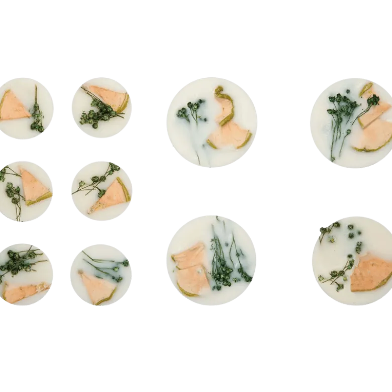 Ambience Stoneglow Vegansk Soja Duftvoks Grøn Æble & Lime (10 stk)