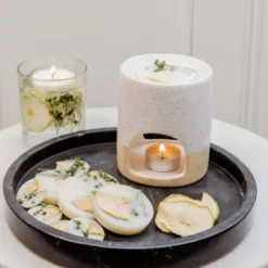 Ambience Stoneglow Vegansk Soja Duftvoks Grøn Æble & Lime (10 stk)