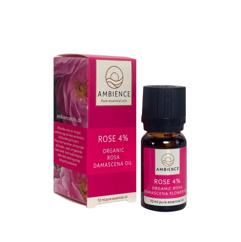 Ambience Æterisk Rose Olie 4% Ø (10 ml)
