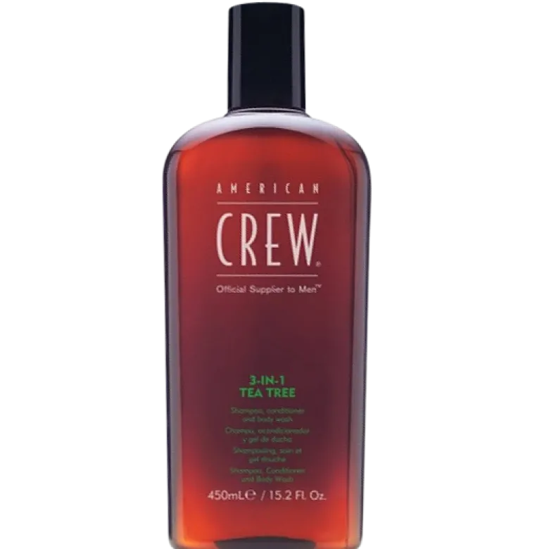 American Crew 3-In-1 Tea Tree Shampoo 450 ml.