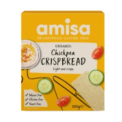 Amisa Glutenfri Knækbrød Kikærter Ø (100 g)
