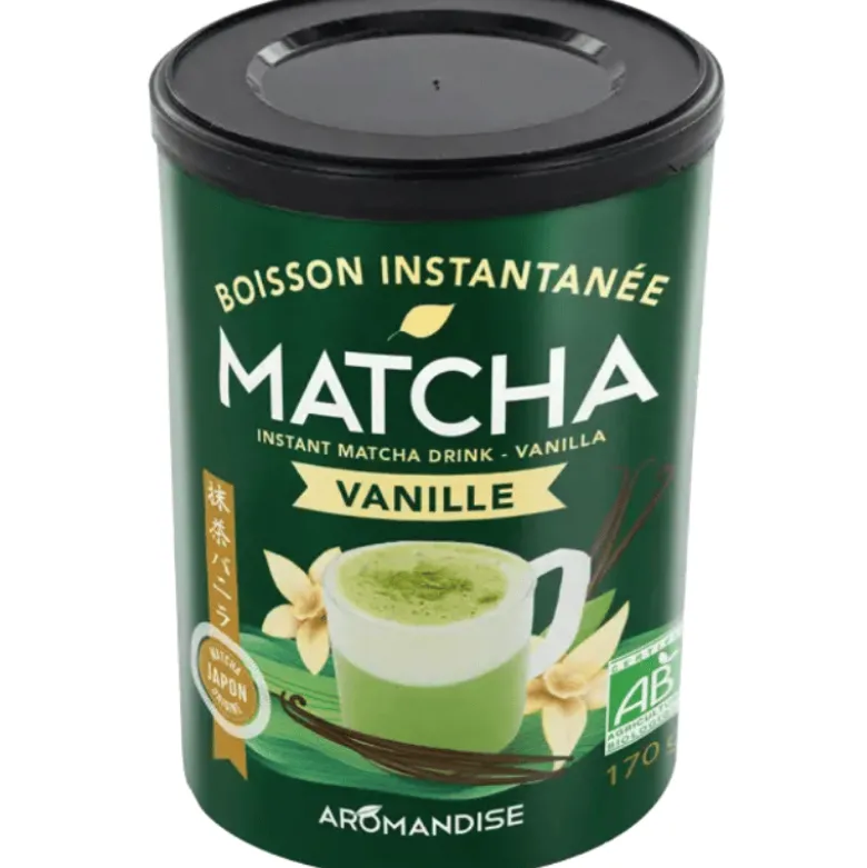 Aromandise Matcha Instant Latte Vanilje Ø (170 g)