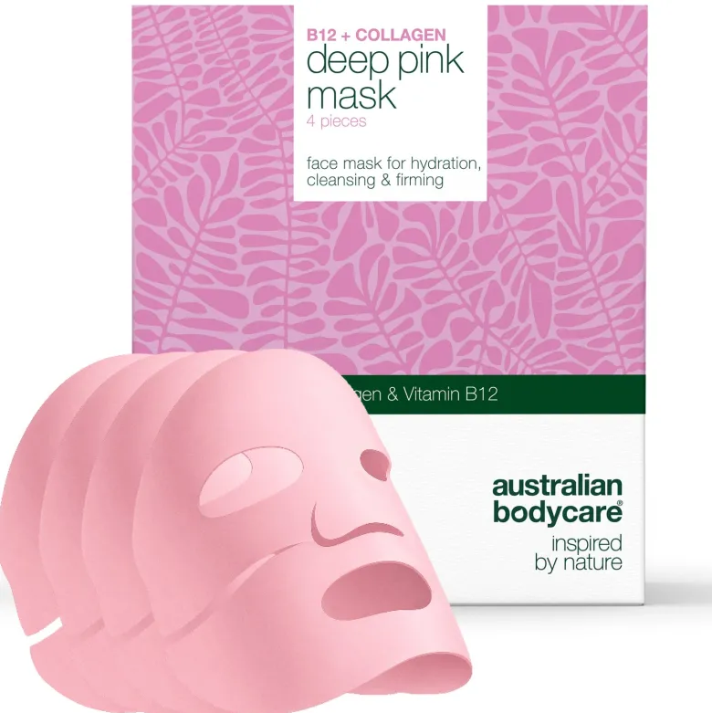 Australian Bodycare Bio Collagen Facial Mask (4 stk)