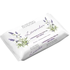 Australian Bodycare Lavender Wet Wipes (24 stk)