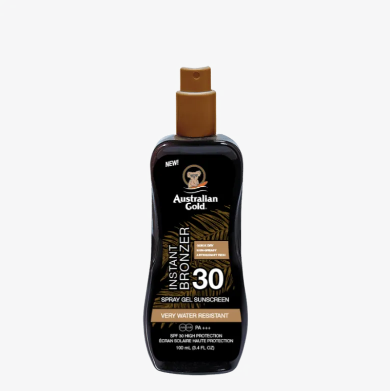 Australian Gold Instant Bronzer Spraygel SPF 30 (100 ml)