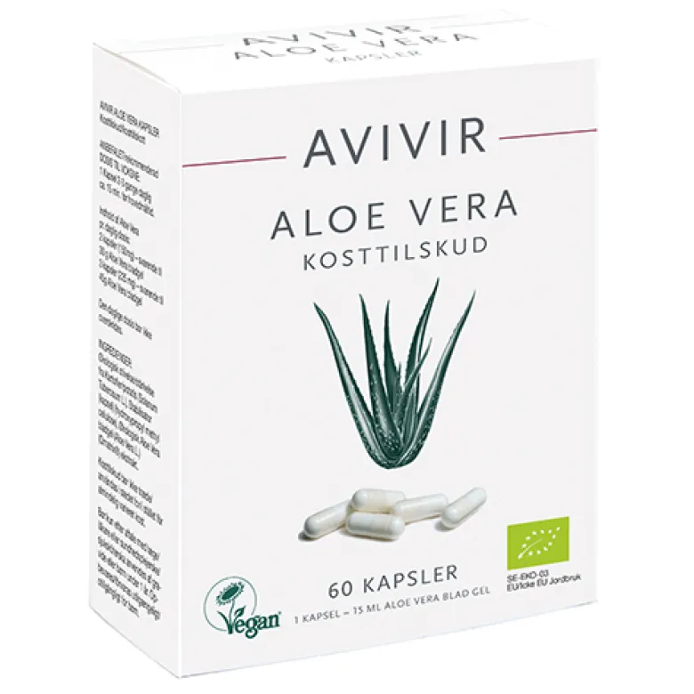 Avivir Aloe Vera Kapsler (60 kapsler)