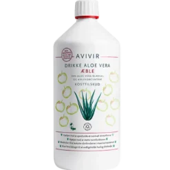 Avivir Drikke Aloe Vera 95 % Æble (1 liter)