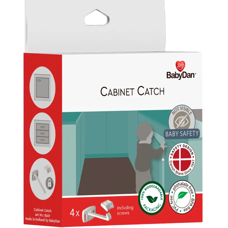 BabyDan Cabinet Catch (4 stk.)