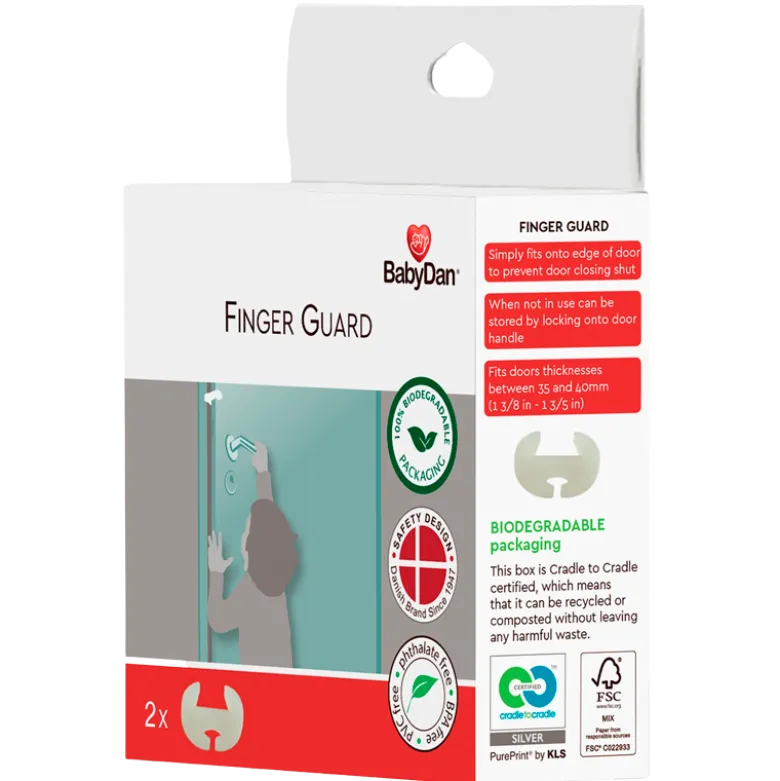 BabyDan Finger Guard Transparent (2 stk.)