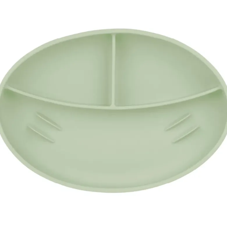 Babymoov Divided Plate Green (1 stk)