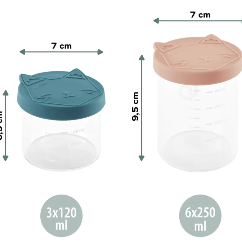 Babymoov ISY Bowls Opbevaringsglas (9 stk)