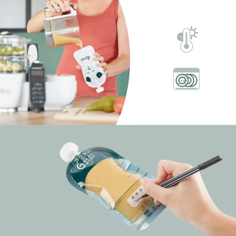 Babymoov ISY Genanvendelige Smoothieposer (20 stk)