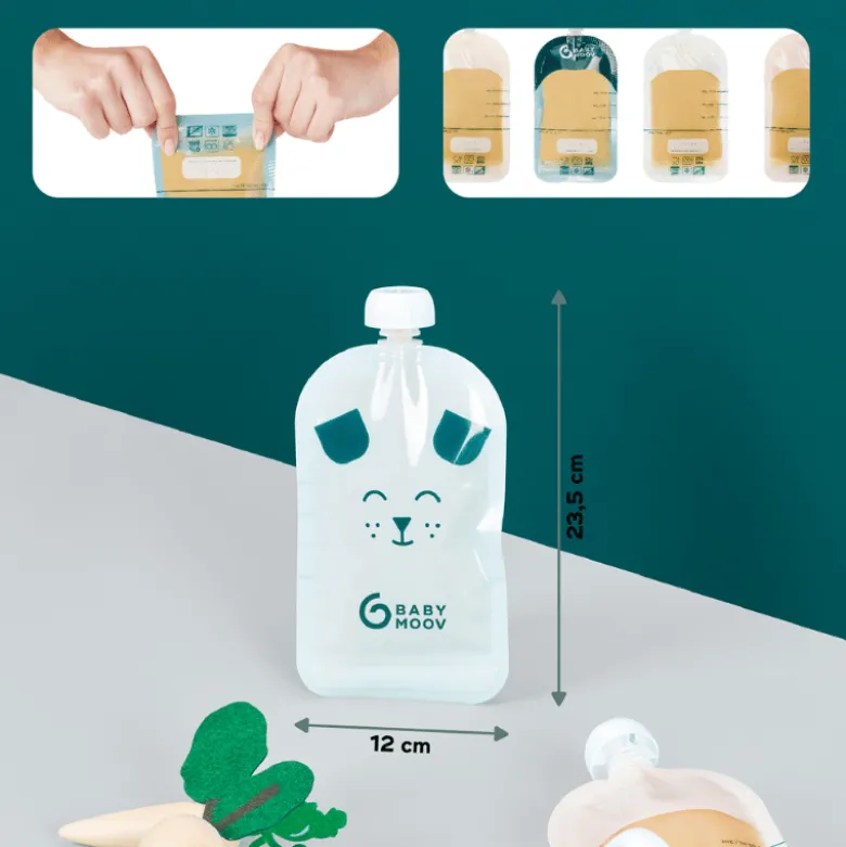 Babymoov ISY Genanvendelige Smoothieposer (20 stk)