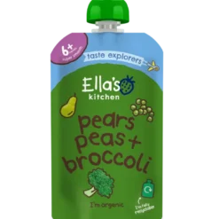 Babymos Broccoli/Pære/Ærter 6 Mdr Ø (120 gr)