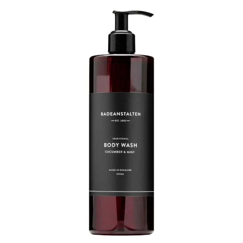 Badeanstalten Body Wash m. agurk og mynte (500 ml)