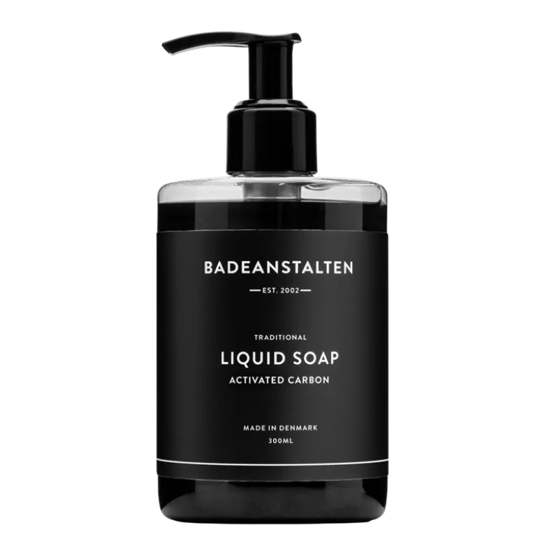 Badeanstalten Flydende Sæbe - Aktivt Kul (300 ml)