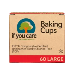 Bageforme Large ubleget 100% nedbrydelig 60 Stk