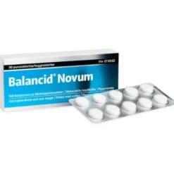 Balancid Novum Tyggetabletter 449+104 mg (30 stk)