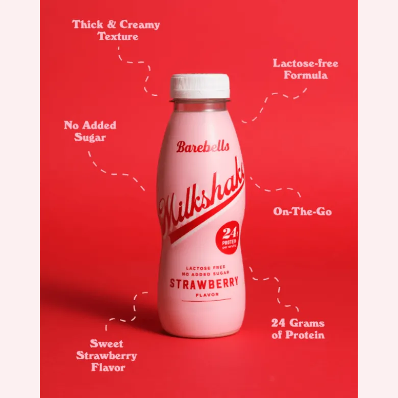 Barebells Milkshake Jordbær (330 ml)