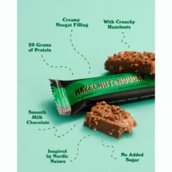 Barebells Protein Bar Hasselnødder Nougat (55 g)