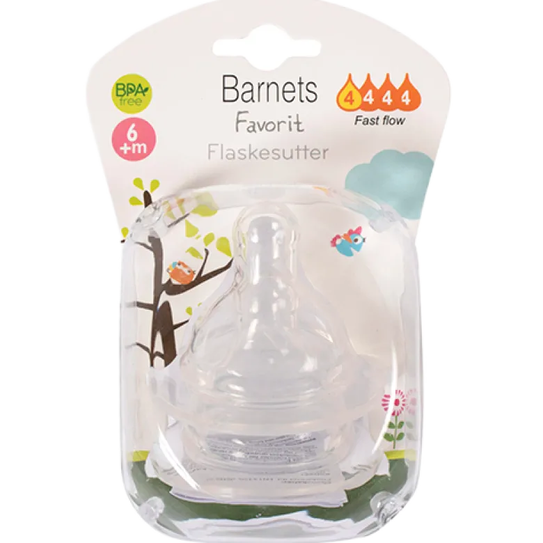 Barnets Favorit Flaskesutter Fast +6 Mdr. (2 stk)