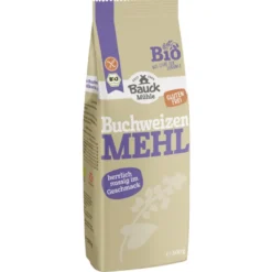 Bauckhof Boghvedemel Fuldkorn Gl.Fri Ø (500 gr)