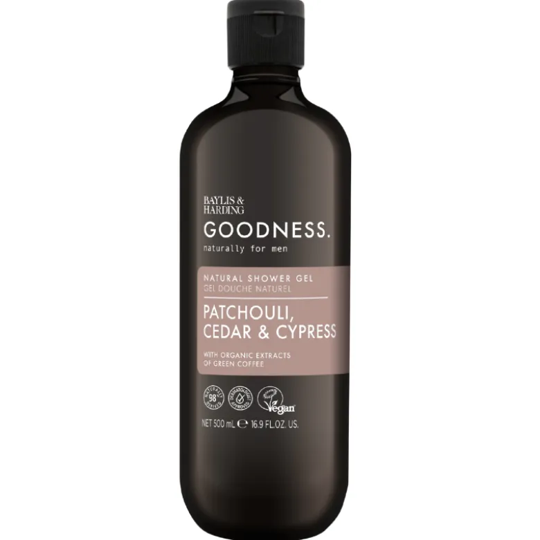 Baylis & Harding Goodness Men Patchouli, Cedar & Cypress Shower Gel (500 ml)