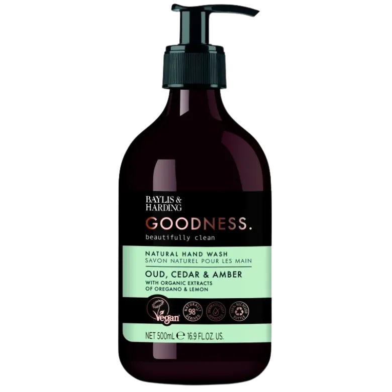Baylis & Harding Goodness Oud, Cedar & Amber Hand Wash (500 ml)