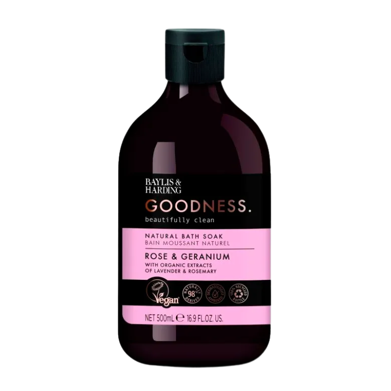 Baylis & Harding Goodness Rose & Geranium Bath Soak (500 ml)
