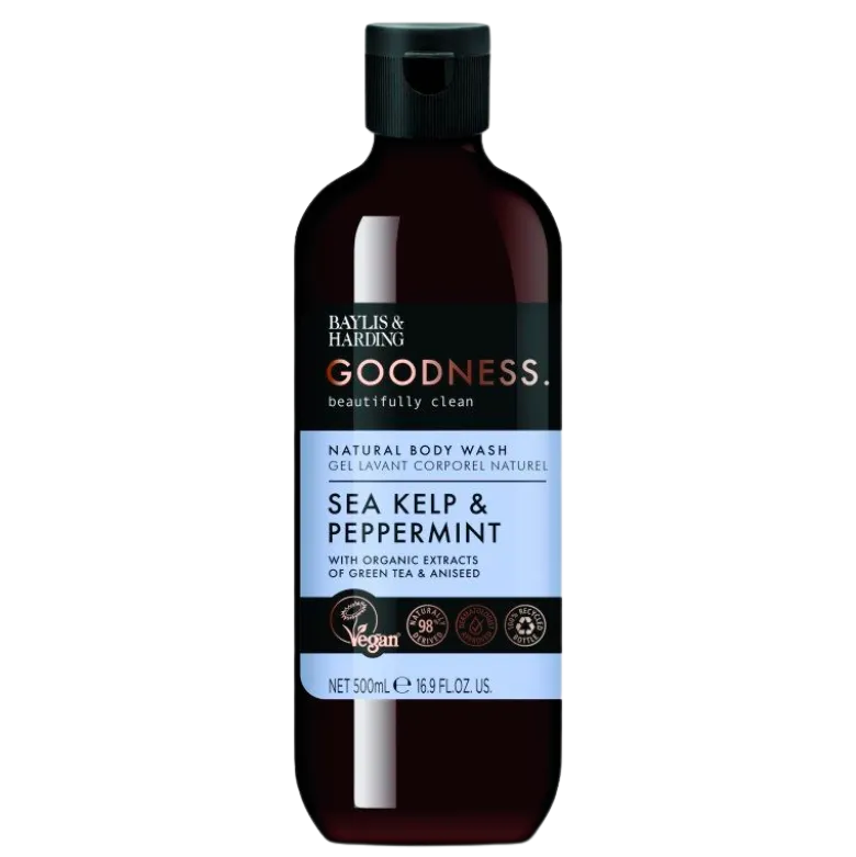Baylis & Harding Goodness Sea Kelp & Peppermint Body Wash (500 ml)