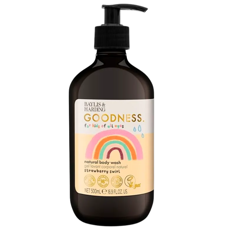 Baylis & Harding Kids Natural Body Wash Strawberry Swirl (500 ml)