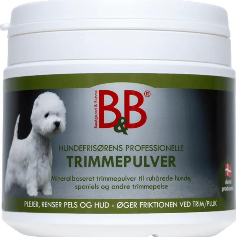 B&B Hundefrisørens Professionelle Trimmepulver (200 g)