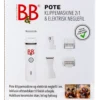 B&B Pote Klippemaskine & Elektrisk Neglefil (1 stk)