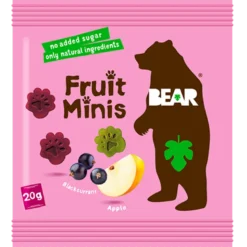 BEAR Fruit Minis med Æble og Solbær (20 g)